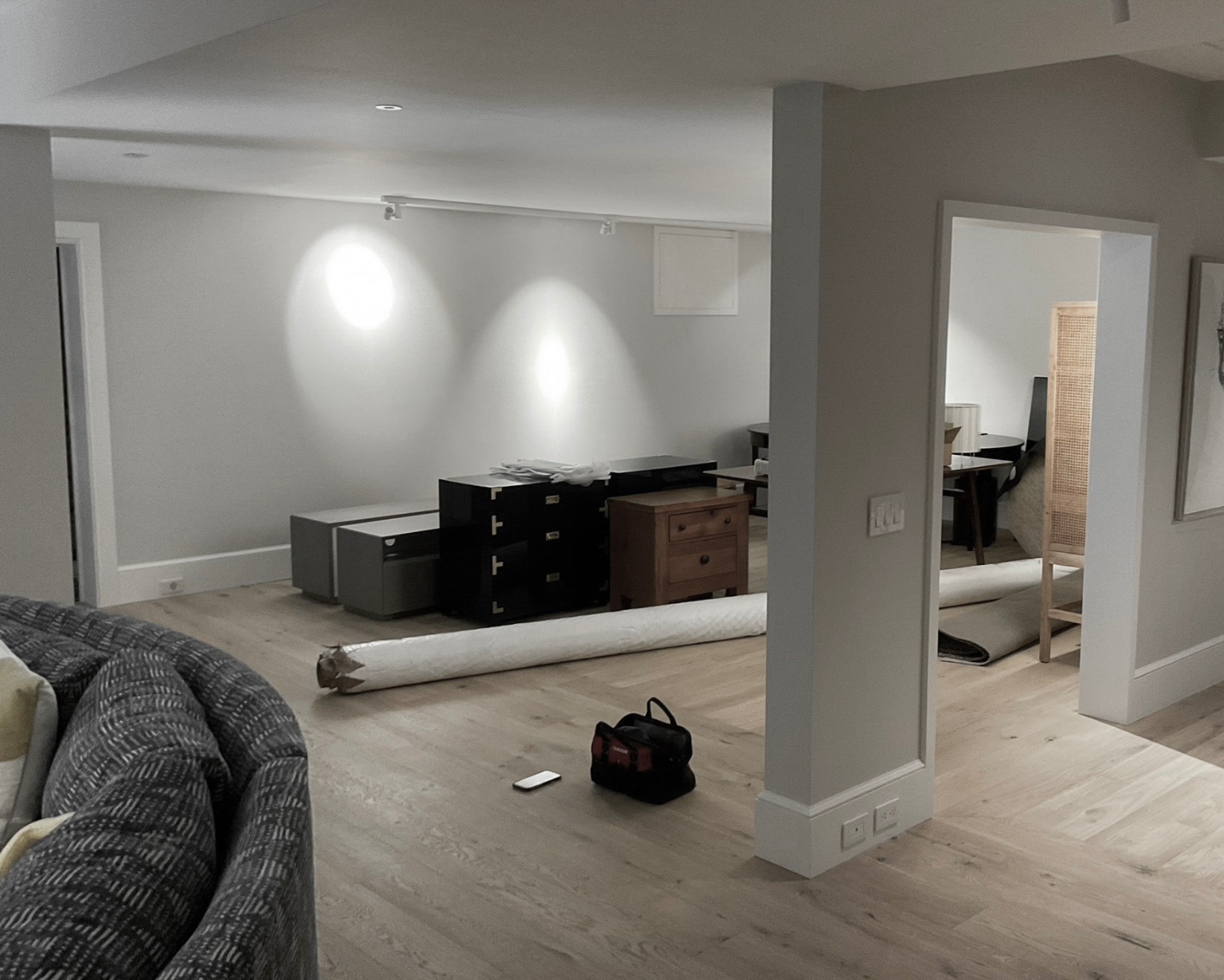 Custom sliding glass partition by WiseGlass NY