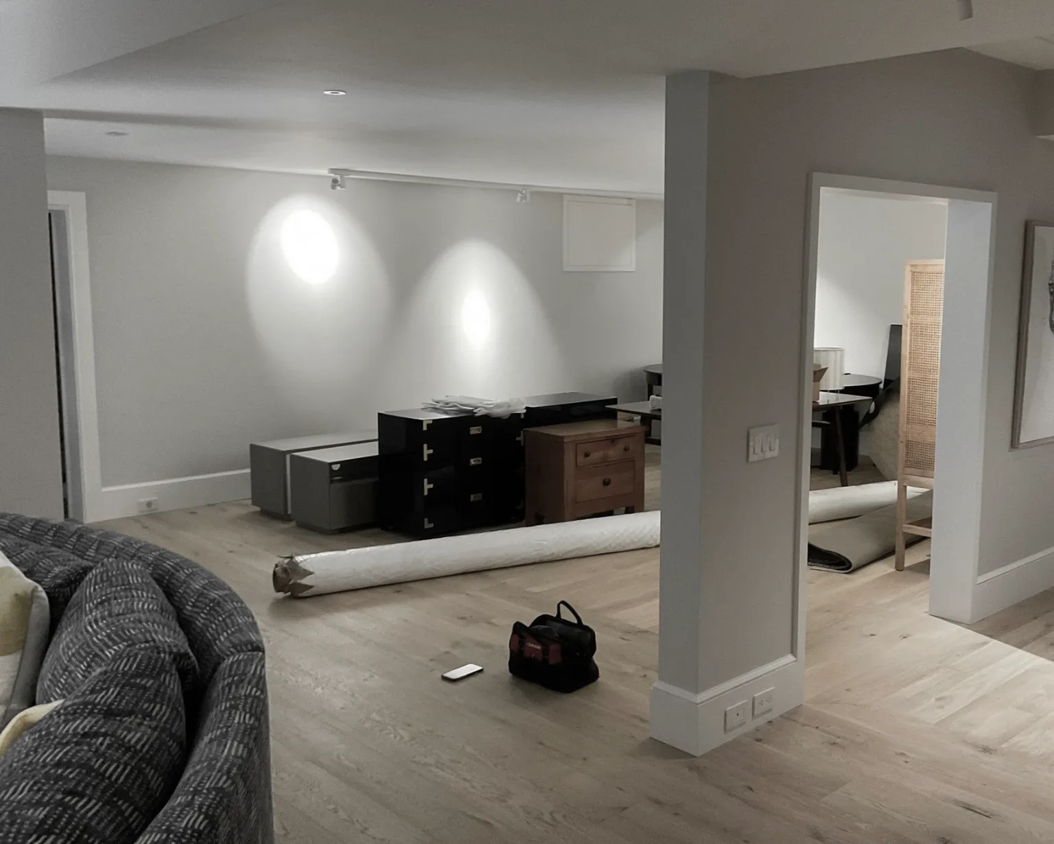 Custom sliding glass partition by WiseGlass NY